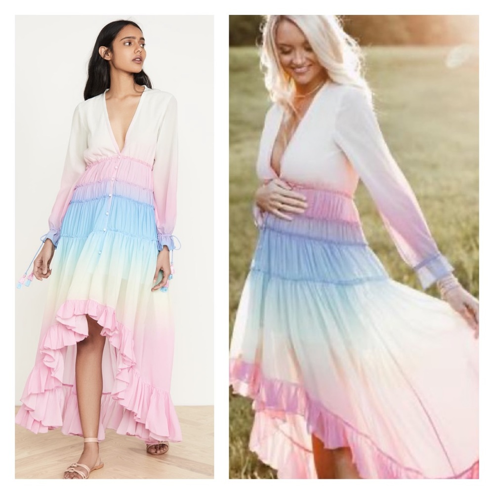 Rococo Sand Ciel Rainbow dress size med